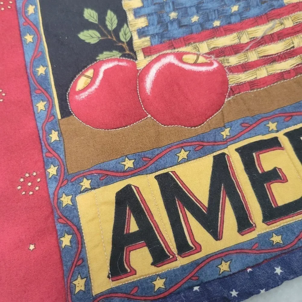 Americana Flags Prints Placemats for Table Mats Set Of 4